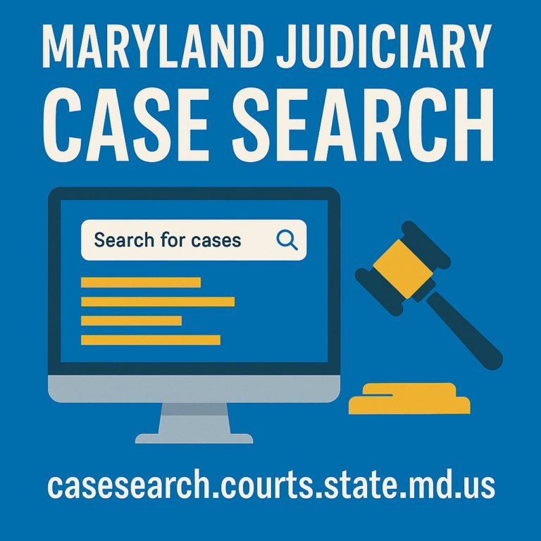 Mastering the Maryland Judiciary Case Search for Your Defense