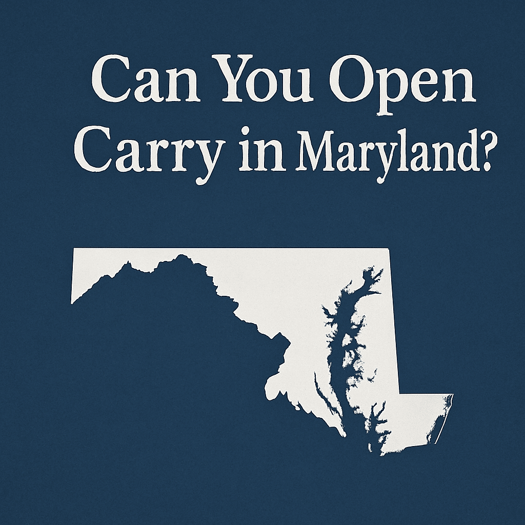 a map of the state of maryland