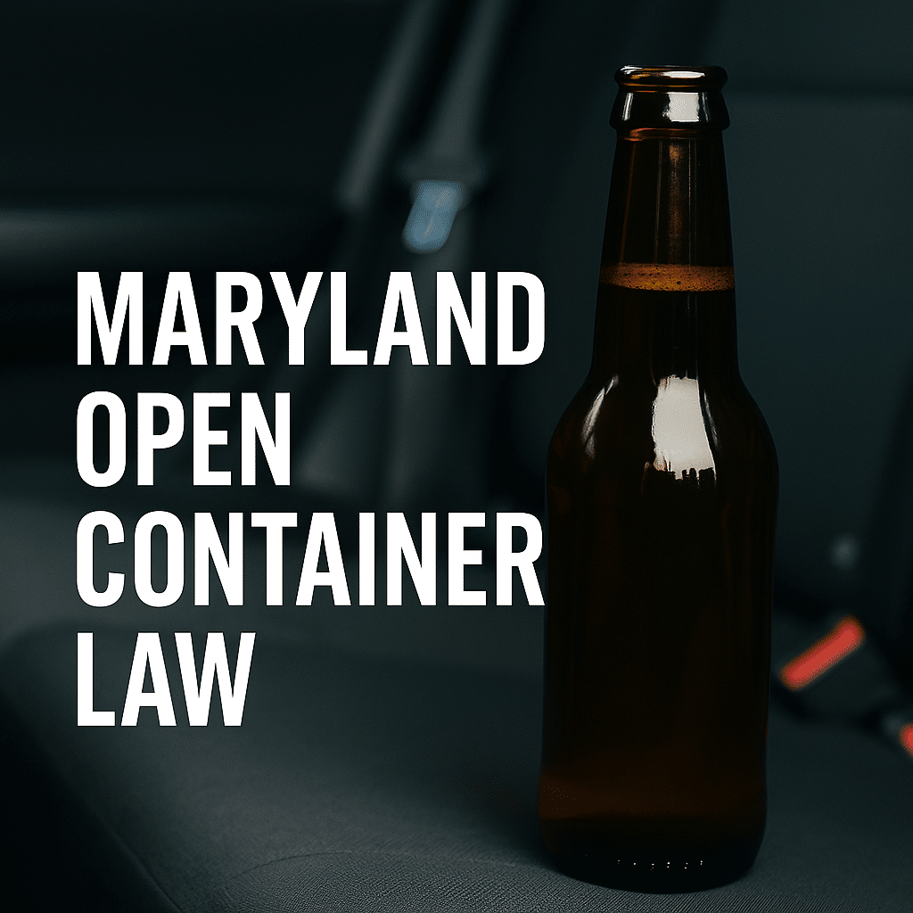 a brown bottle of beer on a black seat