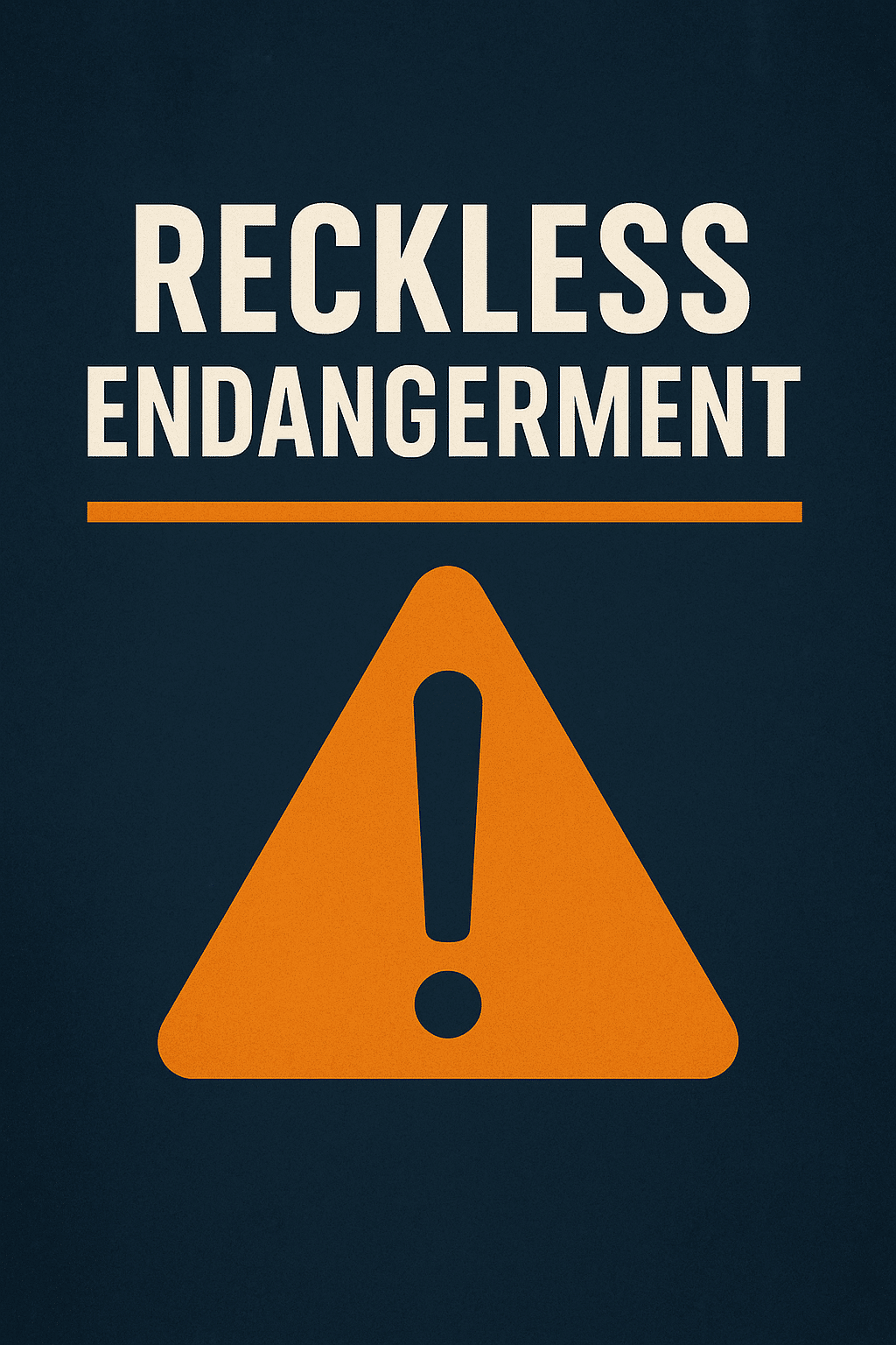 a sign with an exclamation mark