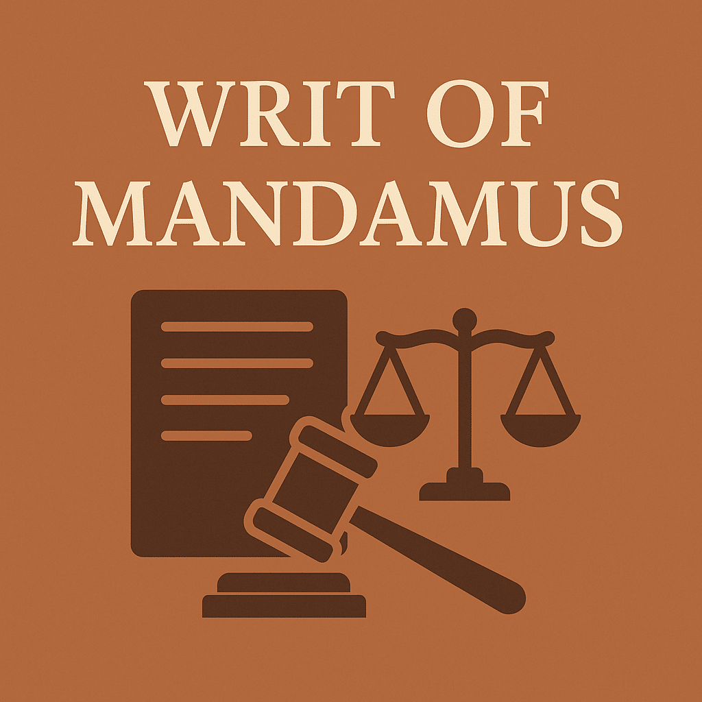 a brown sign with a gavel and scales