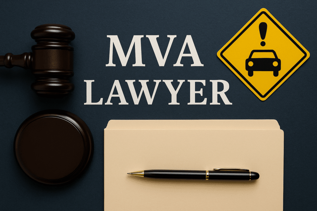 a gavel and a yellow sign next to a yellow sign and a brown envelope