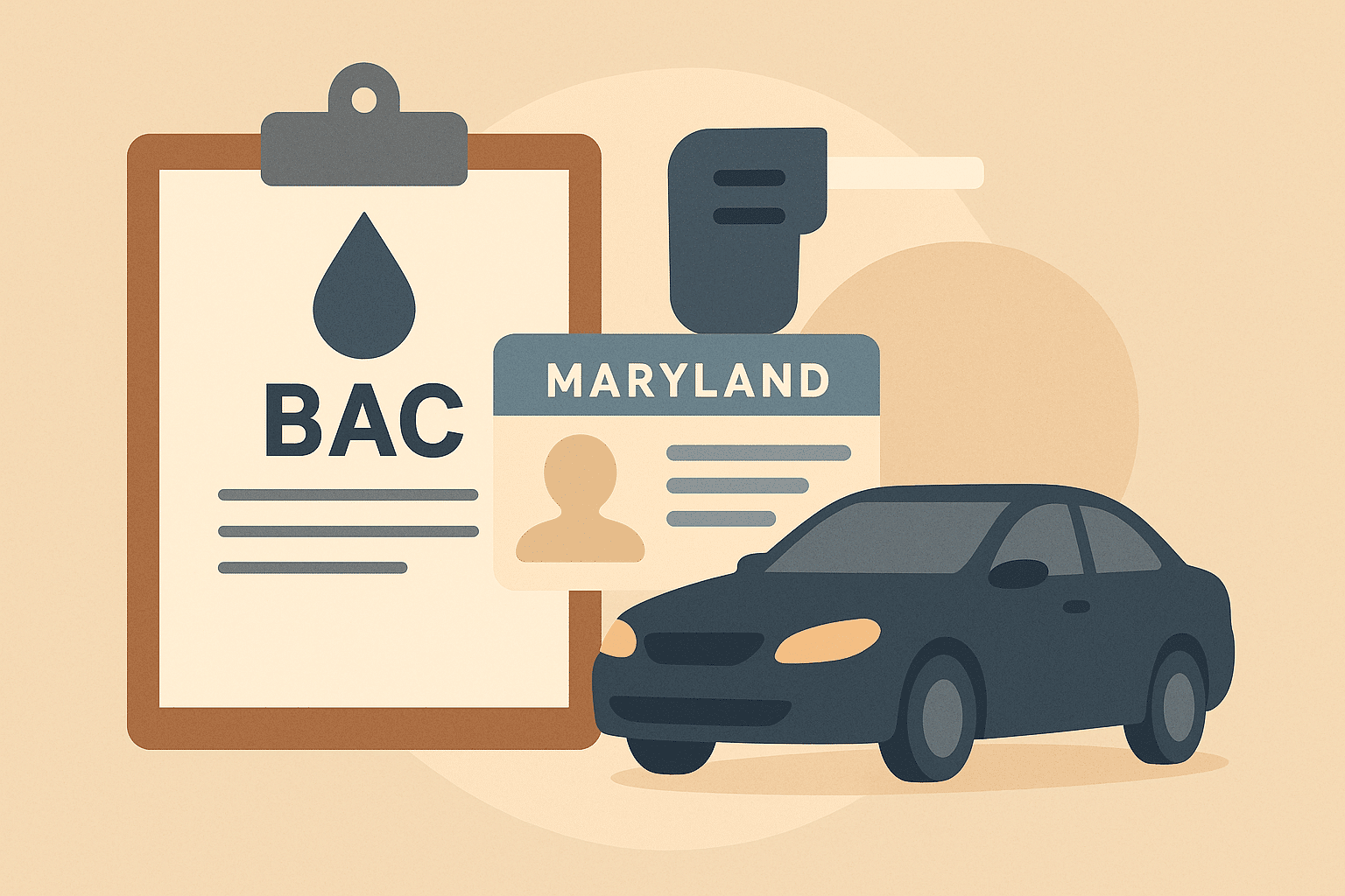BAC test information for Maryland drivers