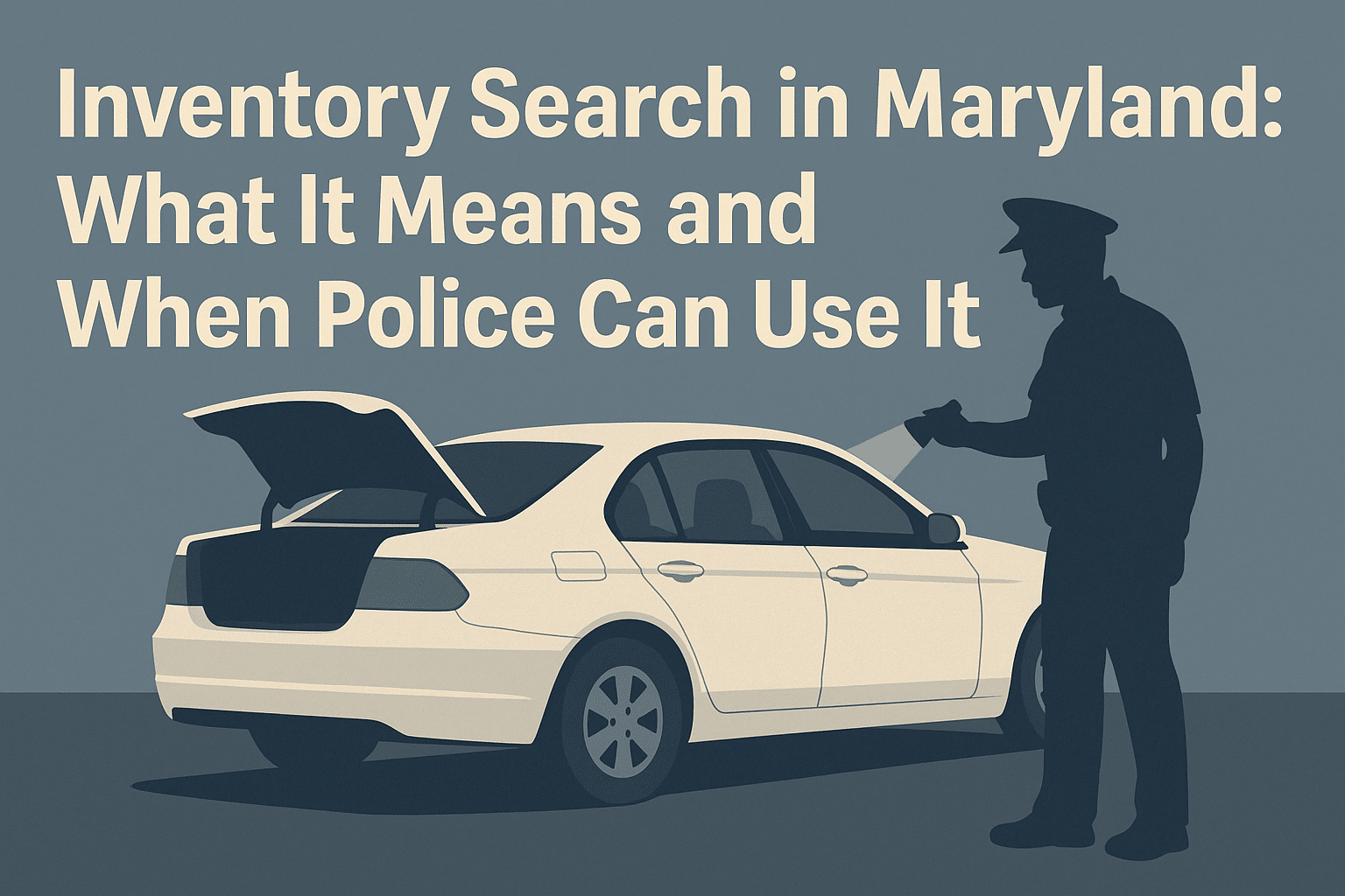 Police inventory search explanation in Maryland