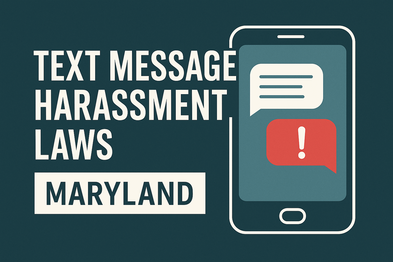 Maryland text message harassment laws