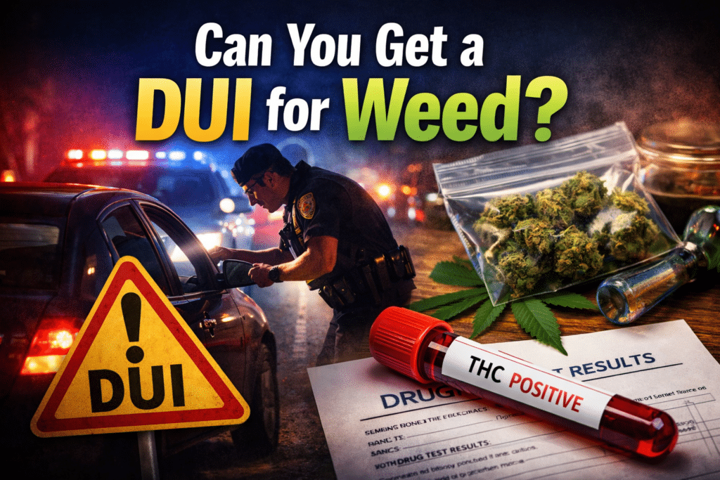 DUI warning related to marijuana use